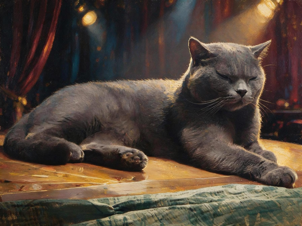 Premium Memorial Jazz‑Style Pet Portrait