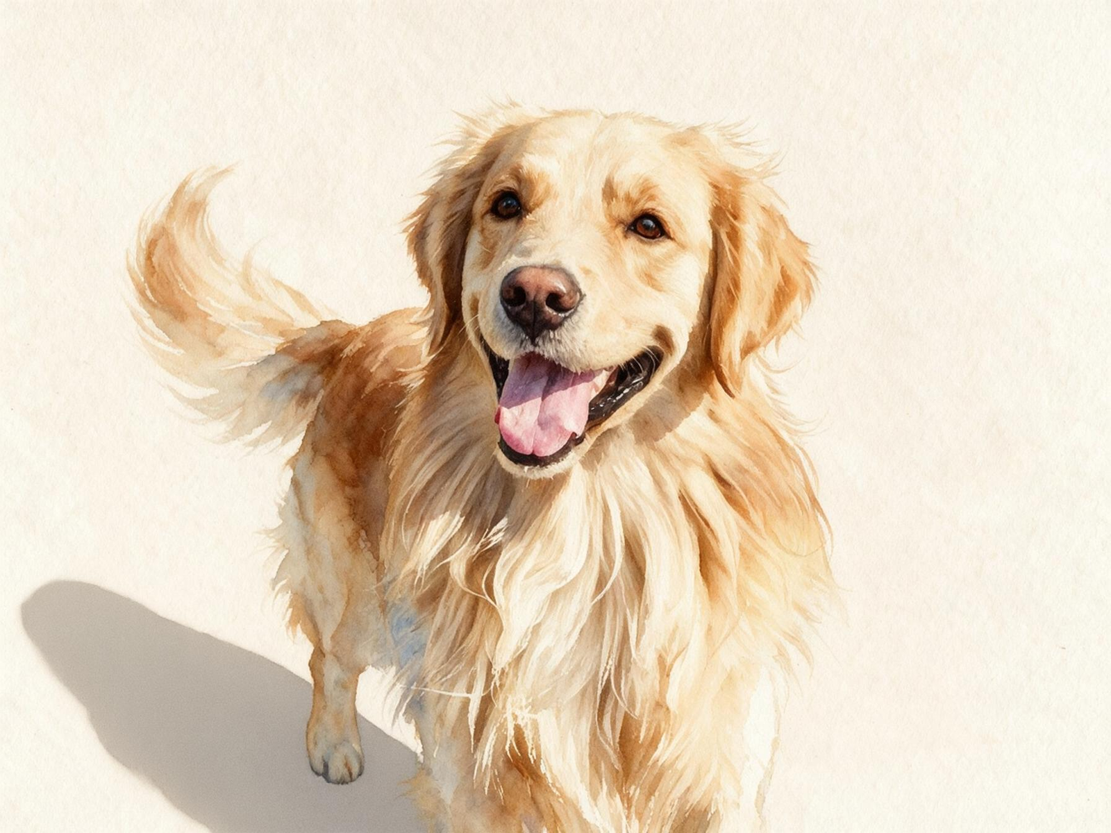 Standard Custom Watercolor Pet Portrait - Image 3