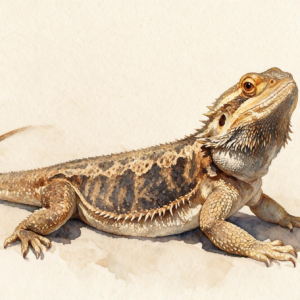 Custom Exotic Pet Portrait｜Digital Art for Lizard, Snake, Reptile & Small Exotic Pets